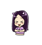 Cute Purple Zwi（個別スタンプ：16）