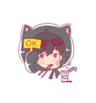 Black cat hood（個別スタンプ：3）