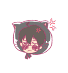 Black cat hood（個別スタンプ：4）