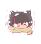 Black cat hood（個別スタンプ：15）