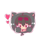 Black cat hood（個別スタンプ：18）