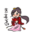 lunar New Year girl（個別スタンプ：6）