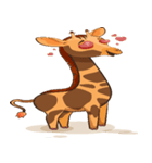 Baby Giraffe Stickers（個別スタンプ：3）