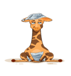 Baby Giraffe Stickers（個別スタンプ：4）