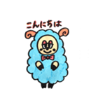 Hearn Sheep and Apple Dog（個別スタンプ：17）