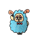 Hearn Sheep and Apple Dog（個別スタンプ：21）