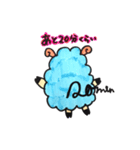 Hearn Sheep and Apple Dog（個別スタンプ：39）
