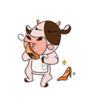 Love of an Funny Dairy Cow（個別スタンプ：1）