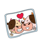 Love of an Funny Dairy Cow（個別スタンプ：9）