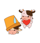 Love of an Funny Dairy Cow（個別スタンプ：11）