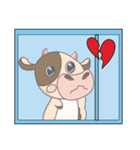 Love of an Funny Dairy Cow（個別スタンプ：14）