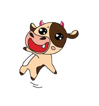 Love of an Funny Dairy Cow（個別スタンプ：16）