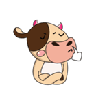 Love of an Funny Dairy Cow（個別スタンプ：21）