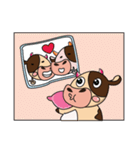 Love of an Funny Dairy Cow（個別スタンプ：29）