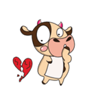 Love of an Funny Dairy Cow（個別スタンプ：33）