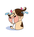 Love of an Funny Dairy Cow（個別スタンプ：36）