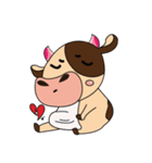 Love of an Funny Dairy Cow（個別スタンプ：37）