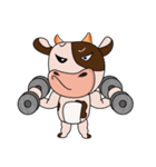 Busy Day of a Lovely Dairy Cow（個別スタンプ：22）