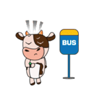 Busy Day of a Lovely Dairy Cow（個別スタンプ：25）