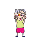 Stylish Old Woman（個別スタンプ：12）