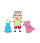 Stylish Old Woman（個別スタンプ：19）