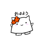 はなかざりねこ（個別スタンプ：1）