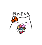はなかざりねこ（個別スタンプ：11）