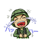 勇敢な軍人（個別スタンプ：19）