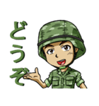 勇敢な軍人（個別スタンプ：29）