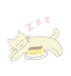 尾曲がりネコとカステラ（個別スタンプ：6）
