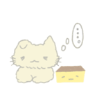 尾曲がりネコとカステラ（個別スタンプ：34）