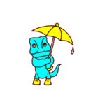 コモドドラゴンのこども（個別スタンプ：31）
