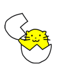 ネコたまご（個別スタンプ：40）