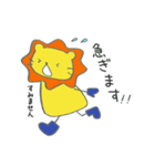 長靴らいおんくん（個別スタンプ：34）