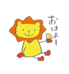 長靴らいおんくんのあいづち（個別スタンプ：1）