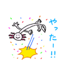 シュールなウーパールーパー（個別スタンプ：14）