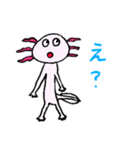 シュールなウーパールーパー（個別スタンプ：24）