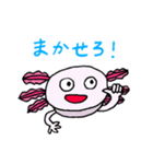 シュールなウーパールーパー（個別スタンプ：30）
