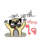 pug for you（個別スタンプ：13）