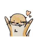 獺のじゅんのすけ（個別スタンプ：1）