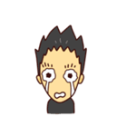 TEE : The Grass Haired Guy（個別スタンプ：3）