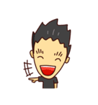 TEE : The Grass Haired Guy（個別スタンプ：6）
