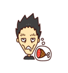 TEE : The Grass Haired Guy（個別スタンプ：8）