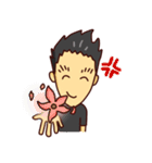 TEE : The Grass Haired Guy（個別スタンプ：17）