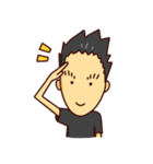 TEE : The Grass Haired Guy（個別スタンプ：19）