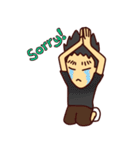 TEE : The Grass Haired Guy（個別スタンプ：21）
