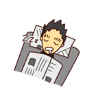 TEE : The Grass Haired Guy（個別スタンプ：23）