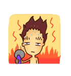 TEE : The Grass Haired Guy（個別スタンプ：33）