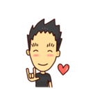 TEE : The Grass Haired Guy（個別スタンプ：35）