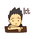 TEE : The Grass Haired Guy（個別スタンプ：38）